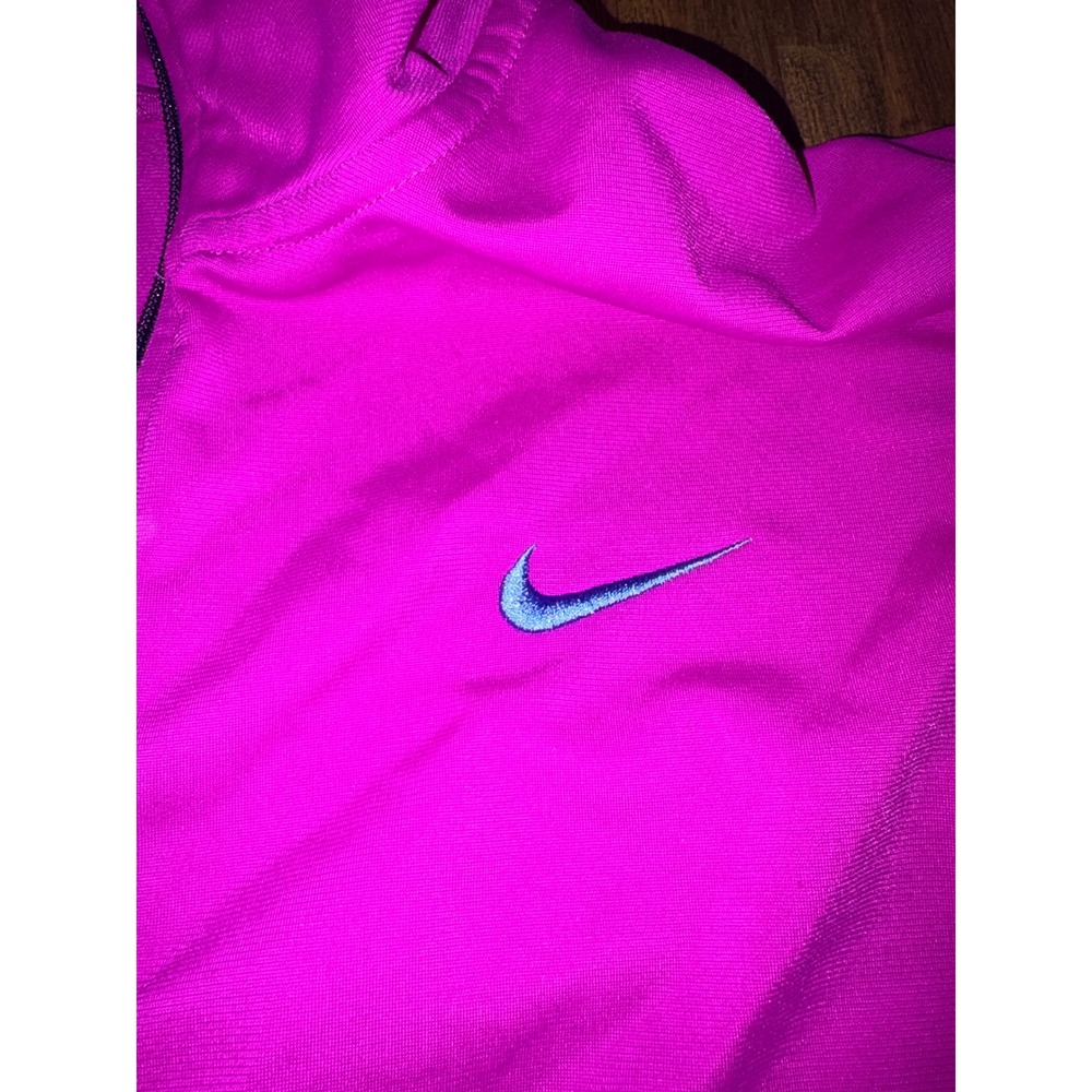 Nike Women XL Colorblock Track Jacket Pink Purple Blue Full Zip Athletic Dept - Picture 4 of 7